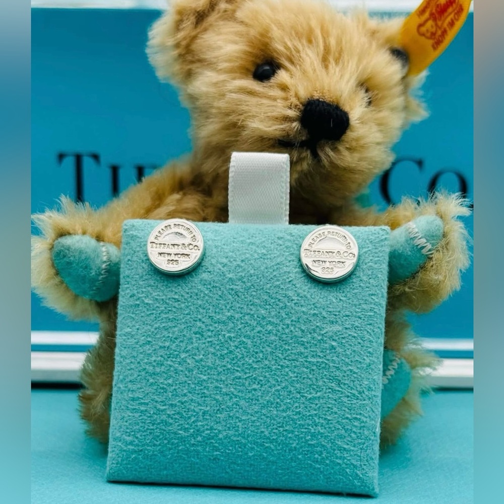 Tiffany & Co SS Round Circle RTT Studs - Picture 3 of 5